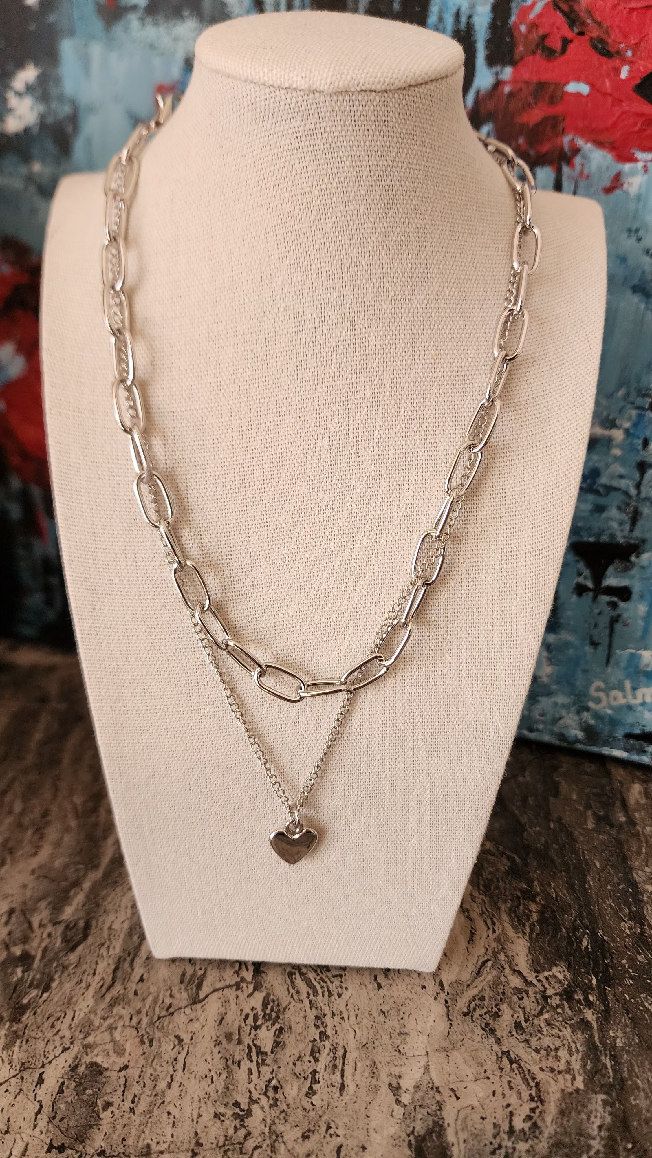 The Cute Silver Heart
