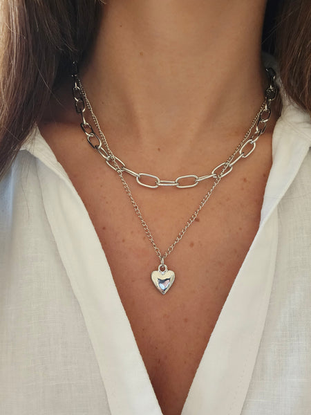 The Cute Silver Heart
